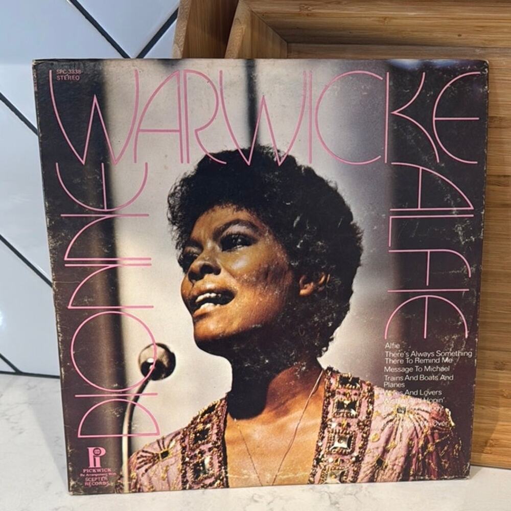 Vintage "Alfie" by Dionne Warwick, 1967 by Scepter Records vinyl record